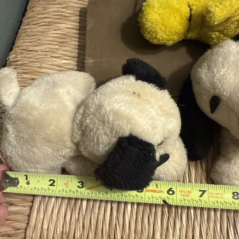 Vintage Peanuts Snoopy Woodstock Plush Lot of 3 Stuffed Animals Charlie Brown - Picture 6 of 9